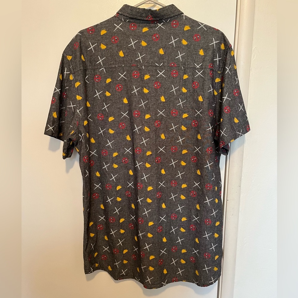 Marvel’s Deadpool Button Up - image 3